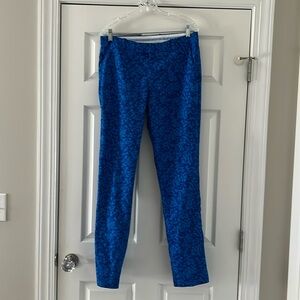 RARE G/Fore Men's Golf Pants 32x32 Blue Floral Print Performance Straight